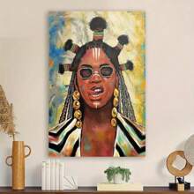 Framed 1pc Canvas Poster Beyonce Black Is King Beyonce Canvas Art Beyonce Canvas Wall Art Poster - 框架 - 查看 2