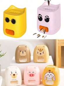 1 件装手动葵花籽剥壳器，瓜子开壳器，葵花籽开壳器，可爱创意卡通塑料坚果剥壳工具，厨房用品 - 彩色 - 查看 10