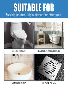 Pipe Dredging Agent Kitchen Sink Toilet Floor Drain Sewer Blockage Cleaning Dredging Agent - Powdery - View 8