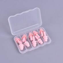 5 Pairs Silicone Ear Plugs, Sleeping Ear Plugs, Noise-Proof Ear Plugs, Swimming Ear Plugs - Multicolor - View 18