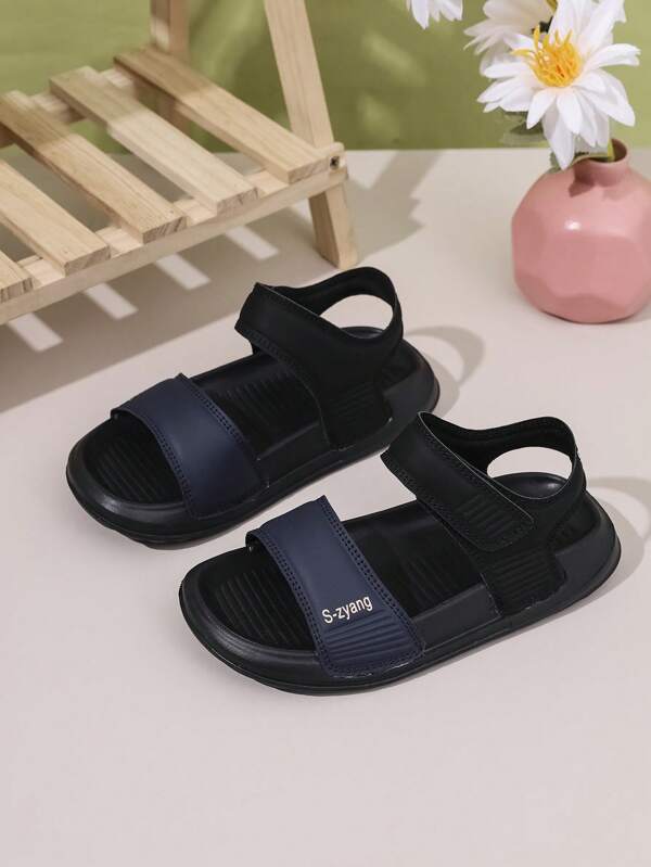 1 Pair Children's Summer Beach Sandals, New Korean Style Soft Bottom Casual Shoes, Lightweight For Boys & Girls