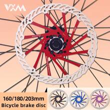 VXM 1 件自行车刹车 160 毫米/180 毫米/203 毫米盘式制动器 MTB DH 盘式转子液压刹车片浮动多色刹车片自行车零件
