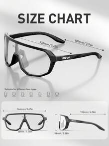 SCVCN Photochromic Cycling Glasses Men Women Outdoor Sports Bike Riding Camping Golf Eyewear Fashionable New Photochromic Vacation Fishing Eyeglasses Bicycle Day Night Cycling Glasses - Multicolor - View 8