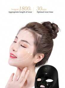 7 Color LED Face Mask, USB Rechargeable Beauty Facial Mask Skin Care Device, Skin Restoration Instrument, Radiant Glow, Skin Care Tool For Beauty Salons And Home Use, Perfect Holiday Gift - Multicolor - View 6
