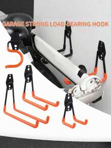 Zestaw 1 szt. wytrzymałych haków garażowych - trwałe rozwiązanie do przechowywania narzędzi elektrycznych, drabin, rowerów i innych - maksymalizuje przestrzeń na ścianie, wszechstronny zestaw organizatora