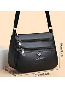 Nova Chegada 2023 Bolsa Para Mulheres Multicamadas De Toque Suave Com Grande Capacidade, Pode Ser Usada Como Bolsa De Ombro E Bolsa Transversal