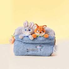 Zootopia Judy & Nick Fashion Handbag, Fun Design, Comfortable Handle, Suitable For Travel, Casual Daily Or As A Gift(1 PC) - Blue - View 4