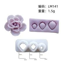 Creative 3D Flower Petal Ornament Earring Pendant Making Soft Clay Mold Clay Knives Polymer Clay Earring Making DIY Mold Tools Polymer Clay Knives Polymer Clay Cutter