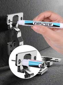 3pcs White Markers, (0.7mm, 1mm, 2.5mm) Nibs, Deep Hole Markers , Perforation Positioning/Quick Drying Waterproof/Tile Marking, Perfect For Carpenters, Architects, Glass, Tyres And Art Projects