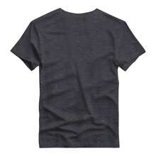 Men's 100% Cotton T-Shirt Ranch Texas Cowboy Country Print New Release - 深灰色 - 查看 2