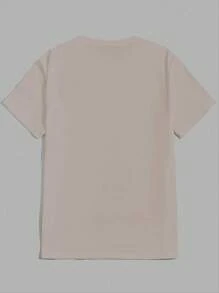 Men's Summer Knight Print Round Neck Casual Short Sleeve T-Shirt, Paired With Casual Pants, Suitable For Travel/Vacation/Outdoor Camping/Sports,Paired With Casual Pants