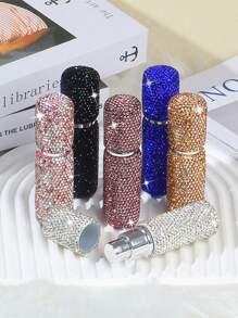 3/1pc Diamond Refillable Perfume Atomizer Bottles,Portable Mini Separate Perfume Bottle,Travel And Outings Spray Boxes Dispensers 10ml