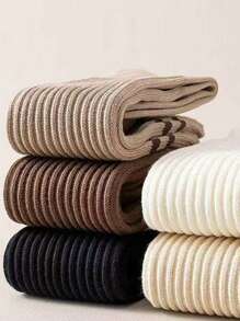 5-Color Children's Over The Knee Striped Versatile Socks, Suitable For Daily Wear Throughout The Season - Multicolor - View 8