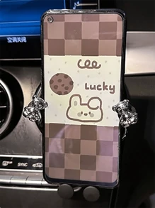The New Car Phone Holder With A Cute Heart-Shaped Cartoon Design Is A Car Air Vent Navigation Support Bracket For Car Interior Decoration,Upgraded Silver PVC Dashboard Air Vent Mount For Women, Simple And Easy To Install, Air Vent Phone Car Mount, Detachable, Washable, Durable, Can Be Firmly Fixed In The Car, Suitable For Any Model. And Reliable, Firmly Inlaid