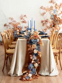 25 piezas de flores artificiales con aspecto real, rosas de espuma antigua con tallos para manualidades, ramos de boda, centros de mesa de baby shower, arreglos florales, decoración de mesas de fiesta y decoración del hogar