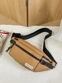 Solid-Color Nylon Casual Shoulder Bag, A Multi-Functional Men's Casual Bag. It Is Suitable For Use During Halloween And Christmas, As A College Travel Bag, And Can Be Used By Men As A Shoulder Bag. It Is Also An Excellent Choice For Gifts, Such As A Holiday Storage Bag, A Messenger Bag, A Shoulder Bag, A Rider Bag, Etc. Belts - Multicolor - View 6