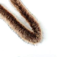 1 Meter Widen Artificial Fur Edge Decorative Fabric Pieces Fashion Tape Sewing Accessories Craft Bride Clothing Fur Accessories Washable With Lace Trim Fur Strips Easter Decor Sewing Artificial Imitation Raccoon Fur Hat Strips Diy Fur Edge Accessories Lace Fur Colorful Plush Strips Nightgown Fur Edge DIY - Multicolor - View 22