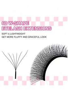 GLAM&NEED 10 Rows C-Curl Automatic Blooming W-Shape 3D/4D/5D/6D/7D/8D/YY/6D Mink Lashes/Wet Lashes/5D Flower/Flat Oval/Easy Fan/Eyelash Extension/Jingling/Manyu/Xingyu/Yuyi/Tajian/8D R/U-YY/3D Brown/4D Brown/5D Brown Pre-Made Fan Lashes, Quick Lash Extension, Natural Soft & Fluffy