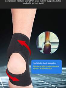 1 件运动踝部支撑套，透气可调节压缩踝部护具，适用于篮球、足球
