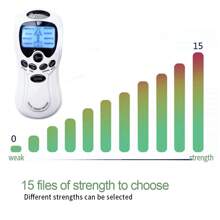 8 Modes 15 Intensities Body Therapy Massager, Digital Meridian Pulse Therapy Device, EMS TENS Muscle Stimulator, Full Body Massager With 8 Electrode Pads, Best Price - Multicolor - View 8