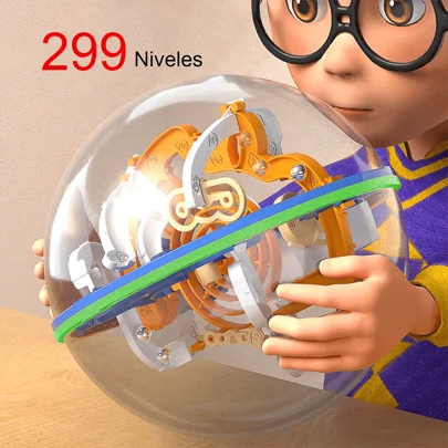 Juego De Laberintos En 3d 299 Obstáculos Giratorio Educativo, Juguete Didactico Educativo Canicas canica balin Marble Run Bloques De Construccion Regalo Cumpleaños