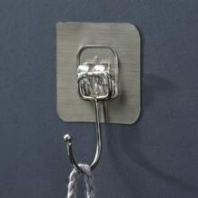 Klebehaken ohne Beschädigung, kein Bohren erforderlich, wiederverwendbarer Schwerlasthaken für Wand & Tür, für Küche, Badezimmer