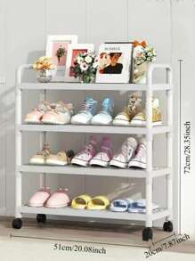 Multi-Tier Shoe Rack, Entrance Hall Dust-Proof Shoe Cabinet, Economical Multifunctional Shoe Rack For Dorm - Multicolor - View 10