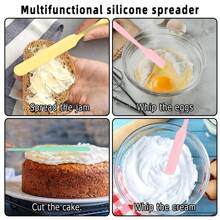 Silicone Spatula, Batter Mixing Spatula, Jam Spreader, Cake Cream And Butter Baking Spatula, Non - Stick And Heat - Resistant Silicone Can Scraper, Mixing And Stirring Spatula, Flexible Baking And Cooking Tool For Mixing And Scraping - Multicolor - View 7