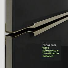 Cocina Integral Modular Madesa Lux 400cm Bn Color Blanco/negro - Blanco y Negro - Ver 8
