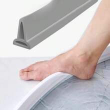 1 卷淋浴底座防水密封条，浴室防滑防水门槛密封条，卫生间地板过渡屏障，39.37 英寸/78.74 英寸/118.11 英寸长度可选