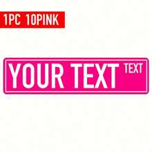 Customizable Metal Street Signs, Classic Style Personalized Name Or Information Plates, 16x4 Inches, Universal Mounting, No Electricity Required, Suitable For Indoor And Outdoor Use, Available In Various Colors - Multicolor - View 6