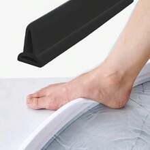 1 卷淋浴底座防水密封条，浴室防滑防水门槛密封条，卫生间地板过渡屏障，39.37 英寸/78.74 英寸/118.11 英寸长度可选
