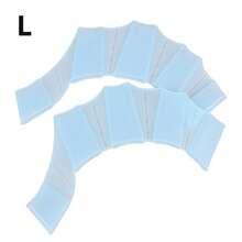 1 Paar Silikon Schwimmflossen - Schlüpf-Design für erhöhte Geschwindigkeit & Komfort - ideal für Tauchen & Schwimmabenteu er - Blau - Übersicht 13