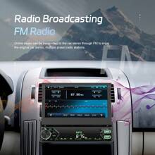 1DIN 7"IPS-Bildschirm HD EQ Manuell versenkbarer Monitor Autoradio Universal MP5-Stereo mit kabellosem FM-Radioempfänger, unterstützt Rückfahrkamera - Mit Kamera - Übersicht 2