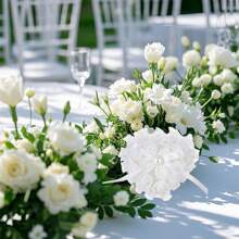 Wedding Bouquet Artificial Bridal Flower Bouquets Wedding Photo Booth Props Wedding Decorations - White - View 3