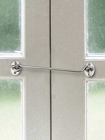 1 Piece, Stainless Steel Wind Hook, Thickened Window Hook Accessories, Door And Window Hooks, Tying Hooks, Household Hardware, Multi-Color Optional Thickened Windproof Stainless Steel Hooks, Suitable For Wooden Door And Window Limit Fixing