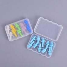 5 Pairs Silicone Ear Plugs, Sleeping Ear Plugs, Noise-Proof Ear Plugs, Swimming Ear Plugs - Multicolor - View 4