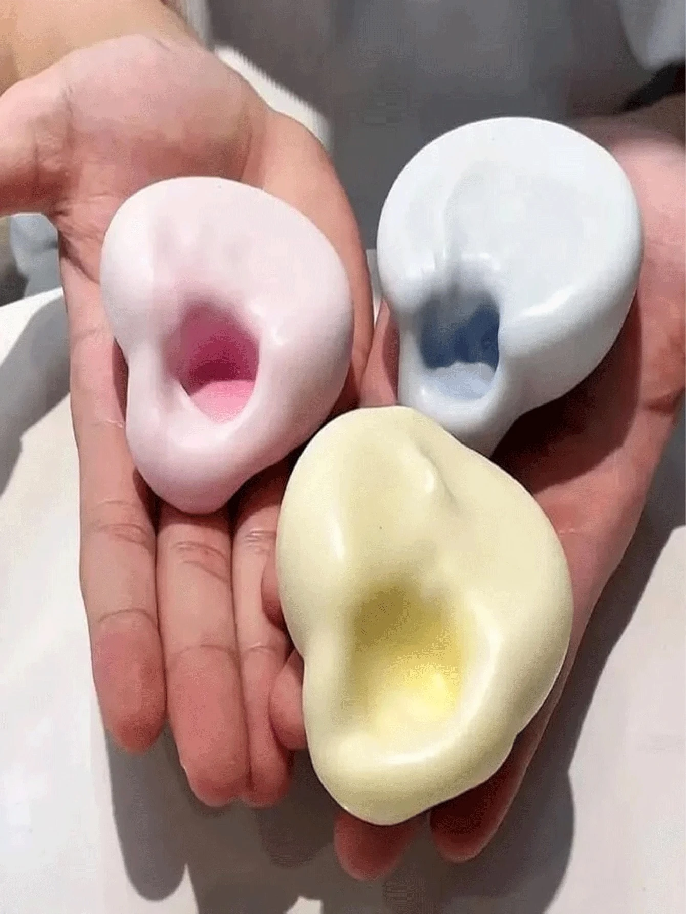 1 pièce de Balle de riz collante à peau de glace malléable, jouet ...