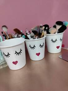 5 Porta Pinceis Maquiagem Objetos