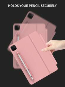 Apple iPad Pencil 第一代/第二代硅胶磁性笔架，适用于书写手写笔，笔槽礼物，适合送给母亲、家人、朋友、生日、节日的笔配件