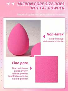 14-Piece Makeup Sponge Set Makeup Sponge Mixer 7 Powder Puffs 4 Makeup Sponges And 3 Finger-Wrapped Makeup Sponges For Liquid Foundation Powder Concealer And Cream.