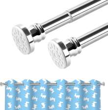 BriSunshine 110 bis 290 cm Teleskopstange Vorhangstange ohne Bohren, Spannstange Duschstange ohne Bohren für Fenster, Badezimmer, Schrank, Küche, Balkon, Tür, Edelstahl Heim- und Badezimmerdekoration, Herbstdekoration, Badezimmerzubehör, Rückkehr zur Schule