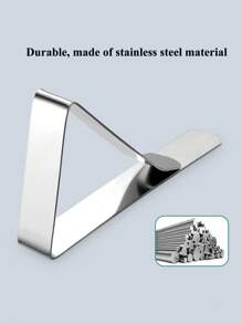 6pcs/12pcsDurableStainlessSteelTableclothClips,EssentialForHolidays,Parties,AndCelebrations