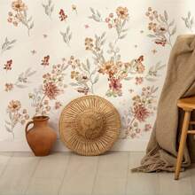 Bohemian Style Flower Wall Decals, Hotel Home Office Bedroom Living Room Study Room Removable Self-Adhesive Wall Stickers, PVC Gifts Birthday Graduation Room Decor Home Decor Wall Decor Bathroom Decor Bedroom Decor Room Decoration Stuff Living Room Decor House Decor Home Decor Living Room Wall Art Wall Paper Personalised Stickers