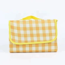 Outdoor Picnic Blanket, Waterproof And Moisture-Proof, Thick Non-Woven Fabric, Foldable For Spring Outing, Camping, Beach Use - Multicolor - View 11