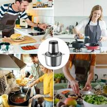 2L Electric Meat Grinder Food Processor Fruits Blender Veg Chopper Sausage Maker - Xem 11