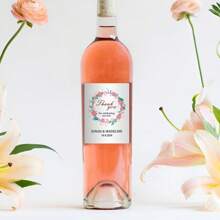 Etiquetas de vino impermeables personalizables: perfectas para bodas, aniversarios y ocasiones especiales. Etiqueta de vinilo personalizada para prosecco, champagne y bebidas espirituosas. De fácil aplicación y de alta calidad. - Multicolor - Ver 6