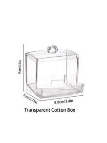 3M 1 pezzo/3 pezzi Organizer portatrucchi, porta cotton fioc per il bagno, dispenser rotondo per dischetti/filo interdentale, per ordinare e conservare, per vacanze in spiaggia, raccolta bagno, raccolta camera da letto, grande capacità