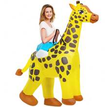 Inflatable Costume Adult,Ride On Giraffe Costume Adult Inflatable Halloween Costume Women Adult Size,Blow Up Costumes For Adult Halloween Costumes Party