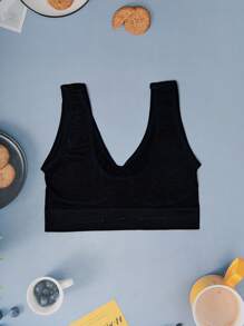 Sexy Women Push Up BREAST Bra Backless Bras Wireless Brassiere Breathable Seamless Bra, Lingerie